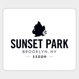 Sunset Park (black) Magnet